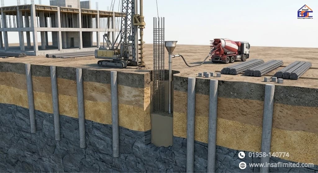 পাইল কি? কনস্ট্রাকশন প্রজেক্টে পাইলিং করার সঠিক নিয়ম ও পদ্ধতি