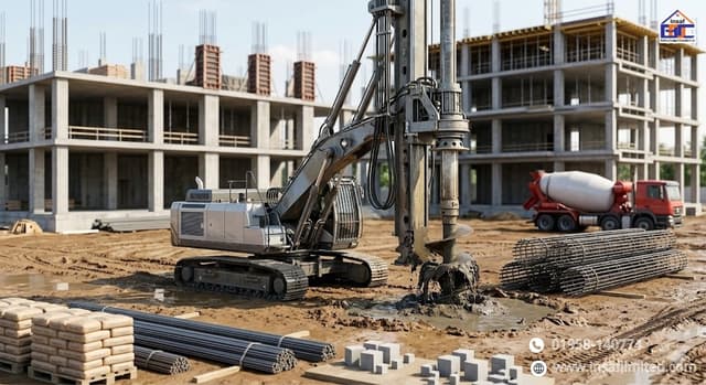 পাইলিং মেশিনের ধরন এবং আপনার প্রজেক্টের জন্য পাইলিং এর হিসাব করার উপায়